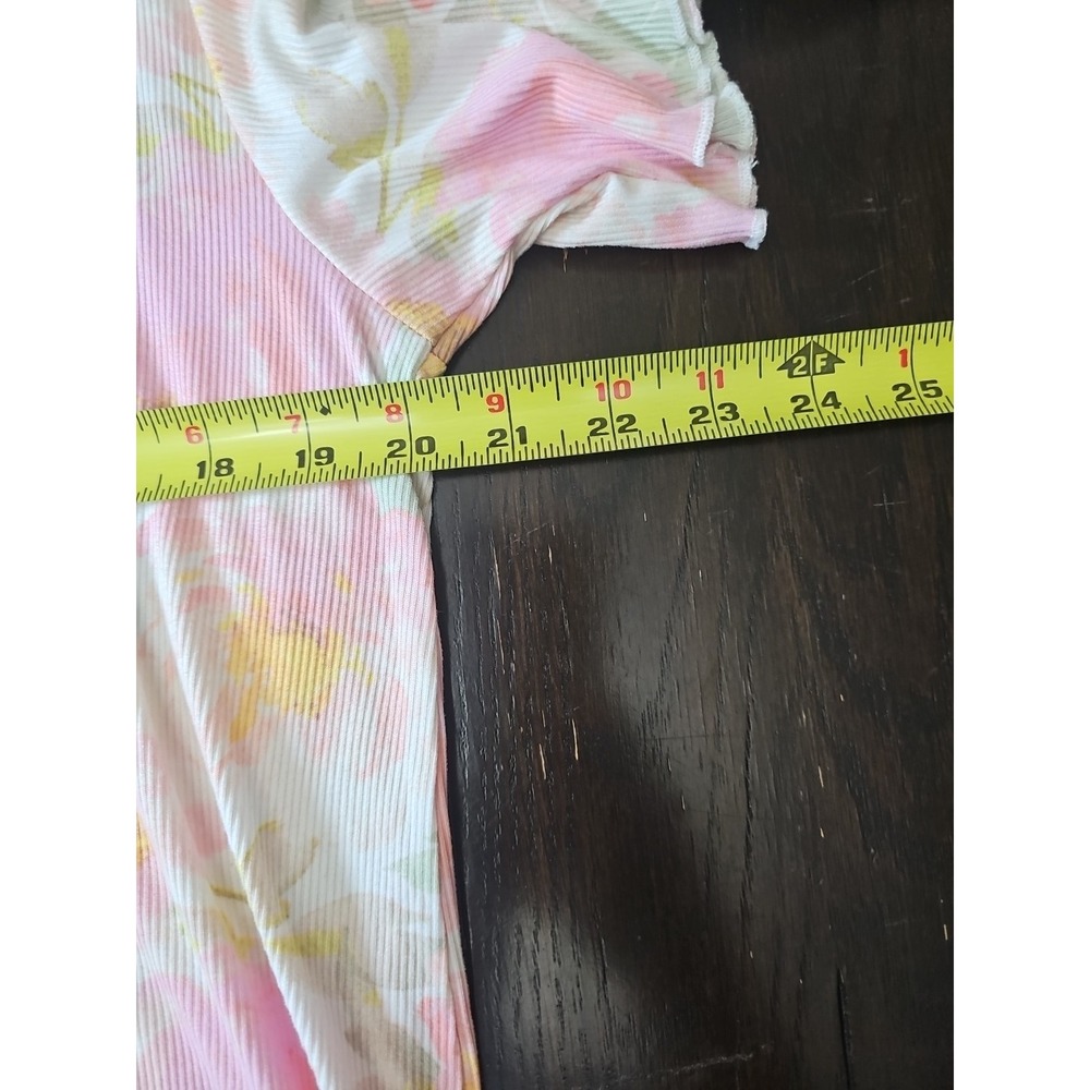 Flora‎ Nikrooz Women's Soft Stretch Short Sleeve Sleep Dress Pink Floral  Size L - Picture 9 of 12